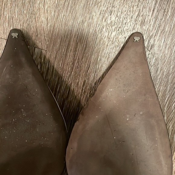 Anya Hindmarch kitten Heel Pumps/shoes size 41/11 made in Italy - Picture 7 of 11